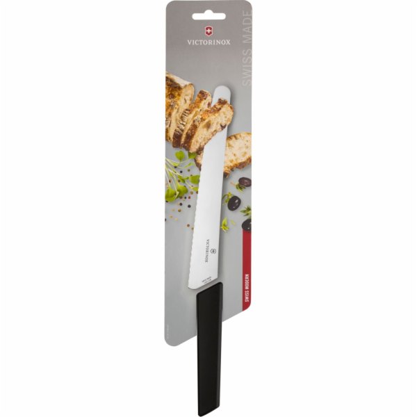 Victorinox Swiss Modern nůž na chleba černý 22 cm
