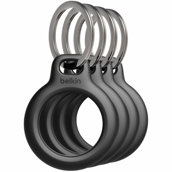 1x4 Belkin privesek na klice pro Apple AirTag, cerna MSC0...