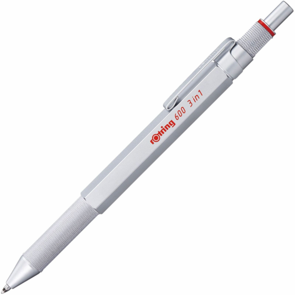 Rotring 600 stříbrná 15202164109 Kuličková tužka 
