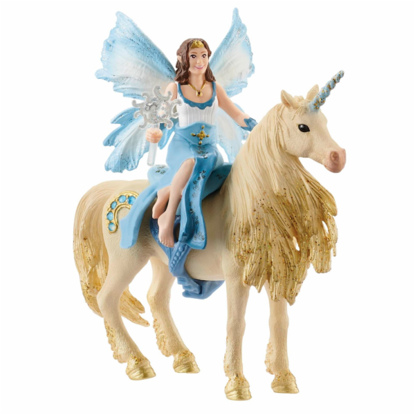 Schleich Bayala Eyelas jízda na zlatém jednorožci, hračka