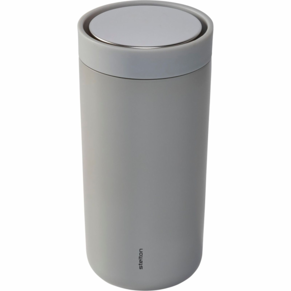 Stelton To Go Click Thermal Mug 0,4 l    soft light grey