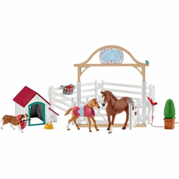 Schleich Horse Club        42458 Hannahs Gastpferde m.Hün...