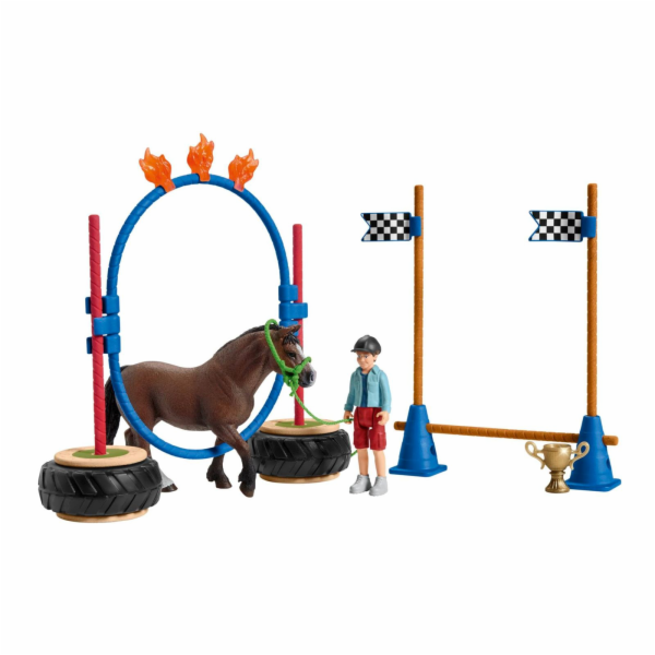 Schleich Farm World        42482 Pony Agility Rennen
