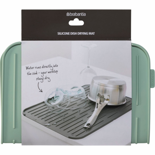 Brabantia silikonový odkapávac na nádobí zelený