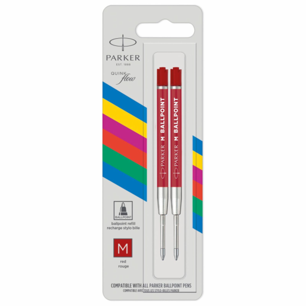1x2 Parker Quinkflow Basic propiska Mine M cervena