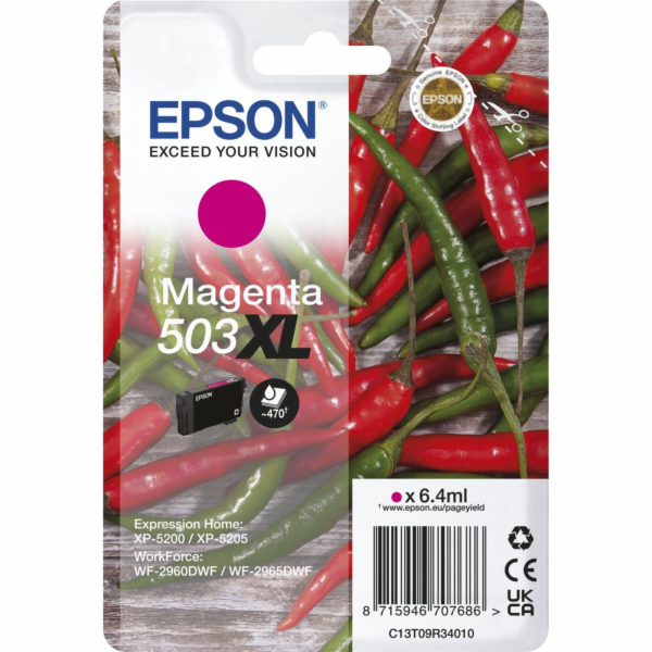 Inkoust Epson purpurový 503XL (C13T09R34010)