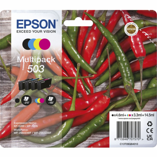 Multipack inkoustu Epson 503 (C13T09Q64010)