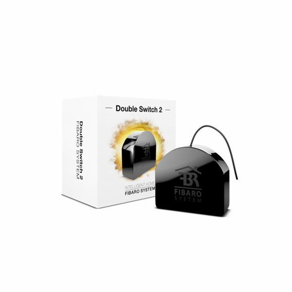 Fibaro FGS-223 ZW5 napěťové relé Černá