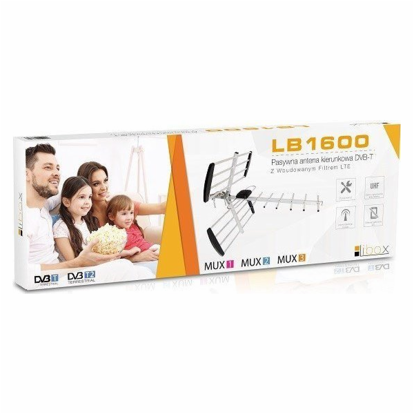 Libox Antena kierunkowa 16-el. pasywna DVB-T Z FILTREM LT...