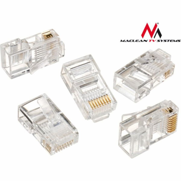 Maclean Plug RJ45 8P8C 5e lankový 100 ks (MCTV-663 kpl)