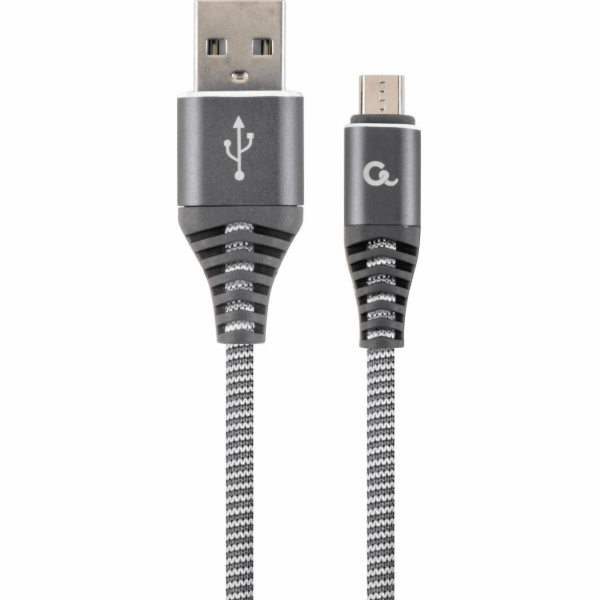 Gembird USB-A - microUSB kabel 1 m šedý (CC-USB2B-AMmBM-1...