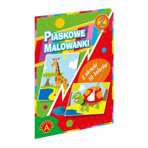 Pískové omalovánky - Žirafa, Želva