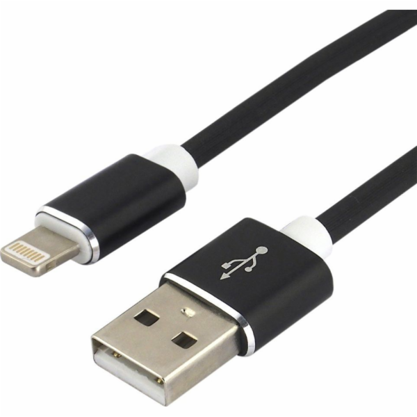 everActive cable USB Lightning 1m - Black silicone quick ...