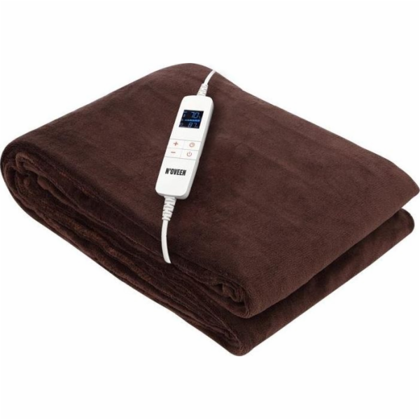NOVEEN ELEKTRICKÁ DEKA EB655 HNĚDÁ SUPER SOFT 180X130CM