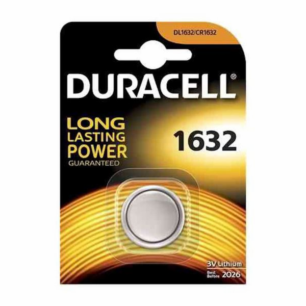 Duracell CR1632 lithiový knoflíkový článek 3V, baterie