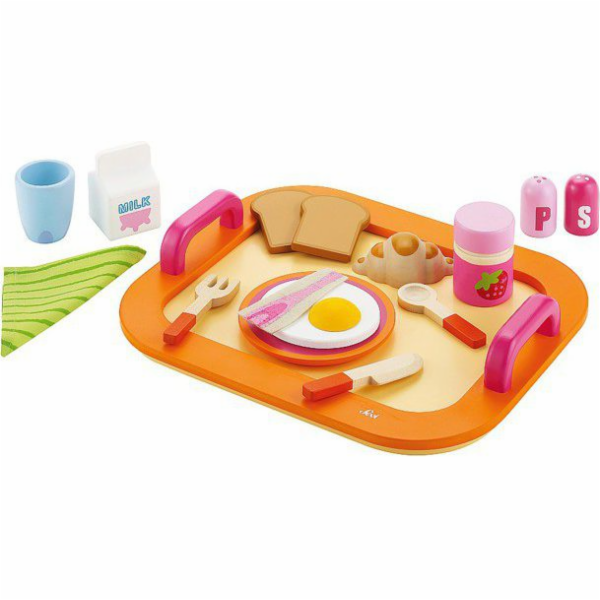 SEVI 006-82317 WOODEN BREAKFAST SET - 16 ELEMENTS