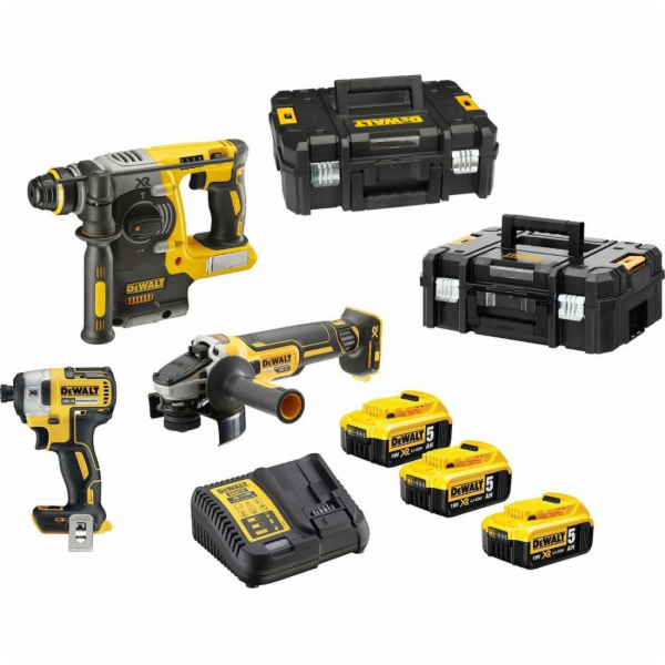 POWER TOOL COMBO KIT DEWALT DCK305P3T (DCF887+DCH273+DCG405)