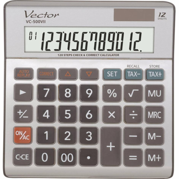 VECTOR CALCULATOR OFFICE KAV VC-500 VII GREY