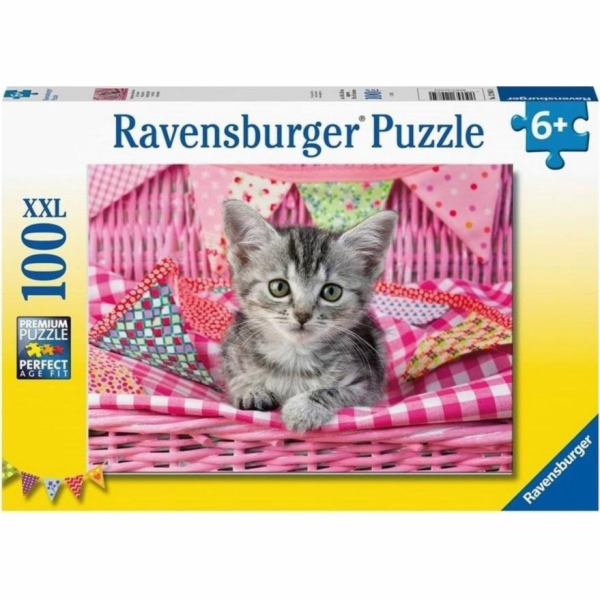 Puzzle 100 prvků xxl sladká kočička