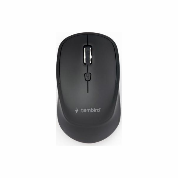 GEMBIRD myš MUSW-4B-05, černá, bezdrátová, USB nano receiver