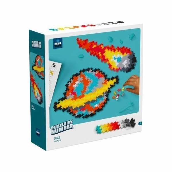 Plus-Plus Puzzle By Number Cosmos 500 Elements
