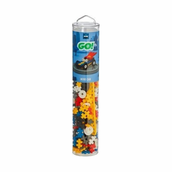 Plus Plus Tuba Color auta hrdina blokuje 200 prvků