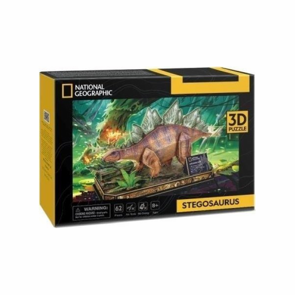Puzzle 3D National Geographic - Stegozaur