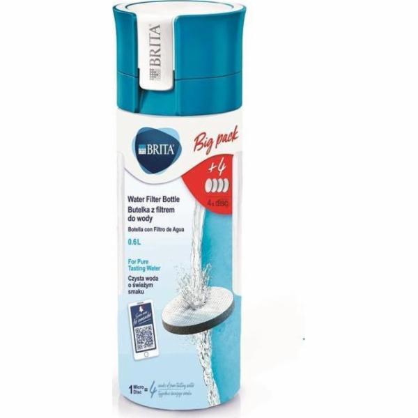 Filtrační láhev Brita Fill&Go + 4 ks filtračních vložek (...