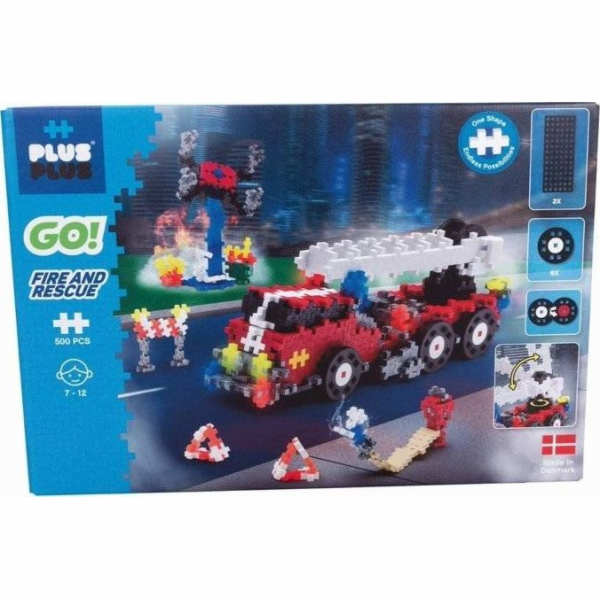 Plus Plus Go! Záchranná vozidla 500 kusů