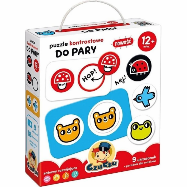 Puzzle kontrastowe - Do pary