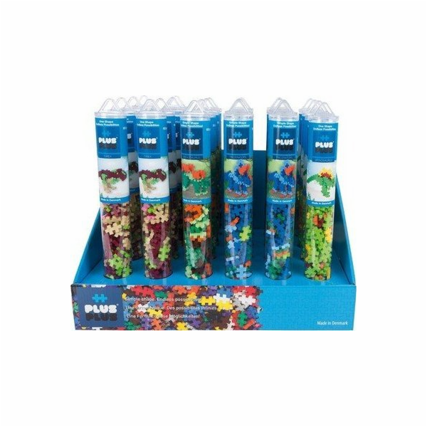 Bricks Plus Plus Tubes mix 4 dinosaurů, zobrazení 24 kusů