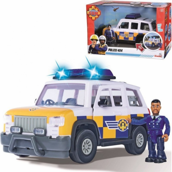 Hasič Lumarko Sam Policejní Jeep Malcolm Figurka!