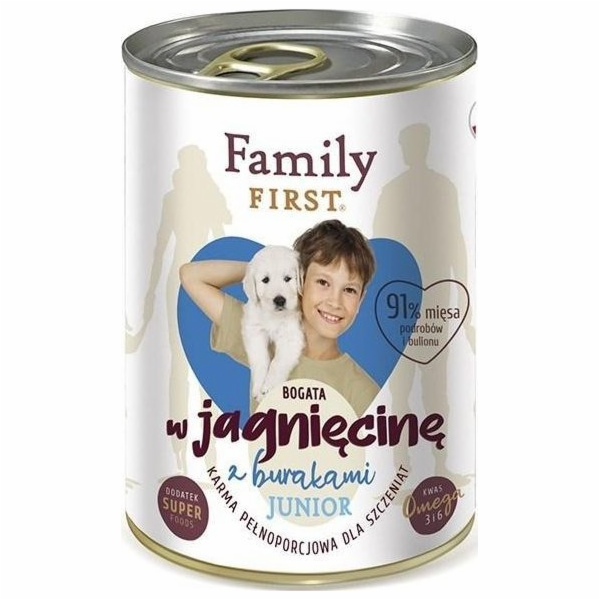 FAMILY FIRST Adult Lamb with potato - Wet dog food - 800 g