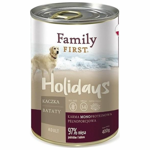 FAMILY FIRST Holidays Adult Lamb Rabbit Carrot - Wet dog ...