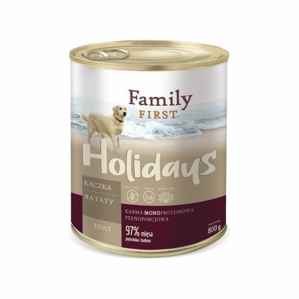 FAMILY FIRST Holidays Adult Lamb Beef Potato - Wet dog fo...