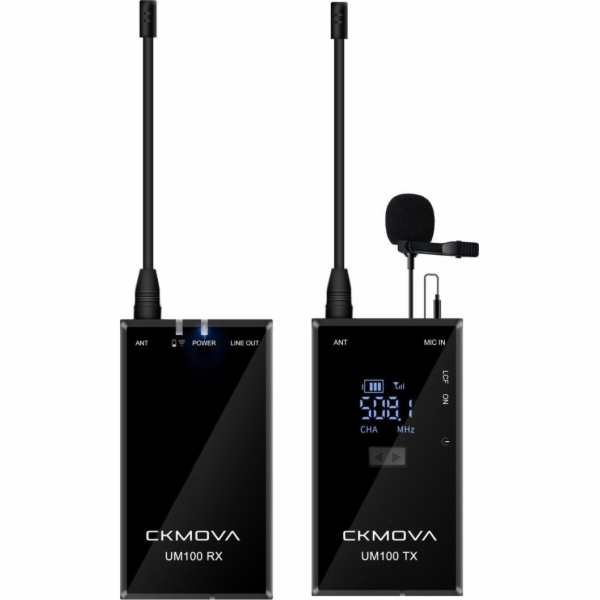 CKMOVA UM100 KIT1 - SINGLE WIRELESS SET WITH TIE MICROPHONE