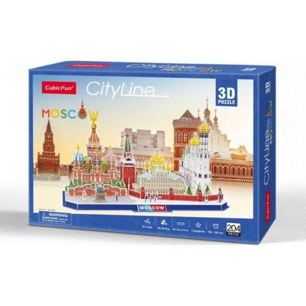 Dante 3D Puzzle City Line Moskva 204el 20266