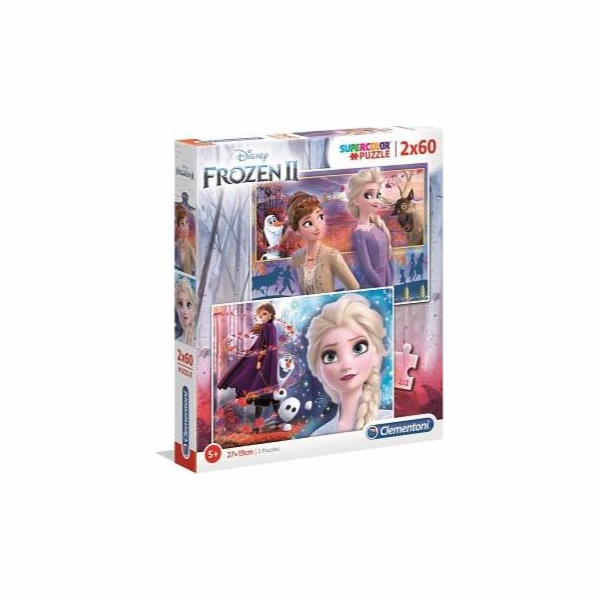 Clementoni Puzzle 2x60 dílků Frozen 2