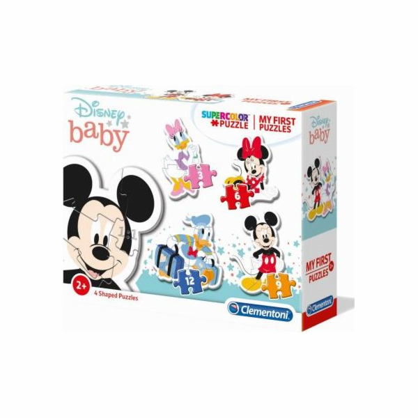 Clementoni - Moje první puzzle Mickey Mouse 3+6+9+12 dílků
