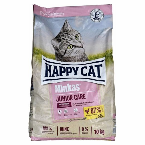 Happy Cat Happy Cat Minkas Junior Care Drůbež 10 kg