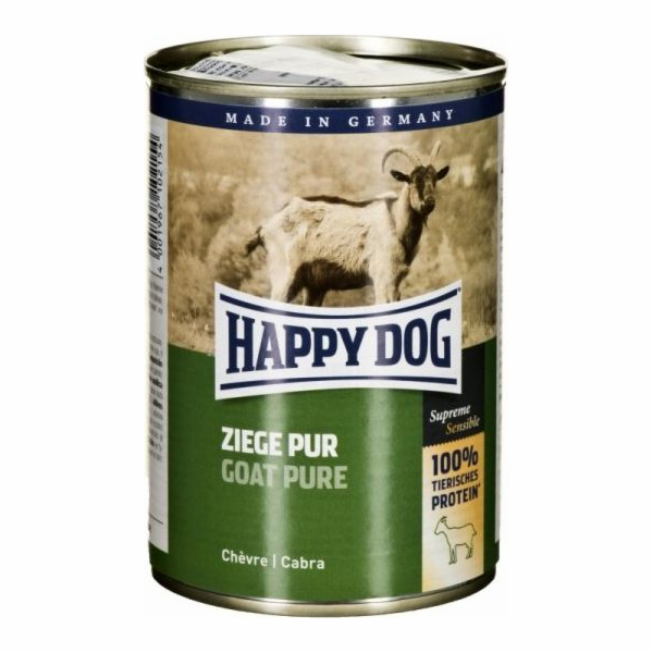 Happy Dog Happy Dog KONZERVA PRO PSA - KOZA (Ziege Pur) 400g