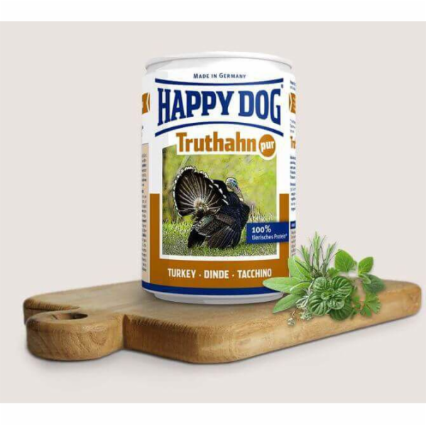 KONZERVA Happy Dog pro psy - TURECKO (Truthahn Pur) 400g
