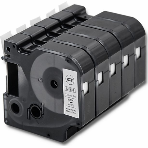 Qoltec Qoltec páska pro DYMO D1 45013| 12mm x 7m | Bílo/č...