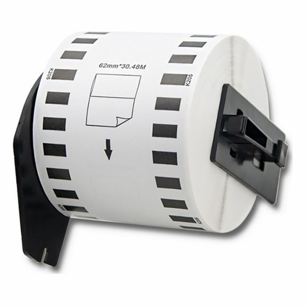 Qoltec Qoltec páska pro BROTHER DK-22205 | 62mm x 30,48m ...