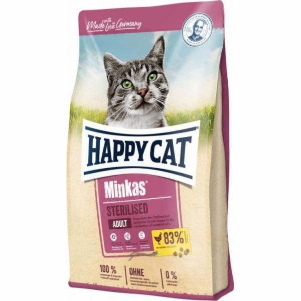 Happy Cat Minkas sterilizovaný Drób 500g