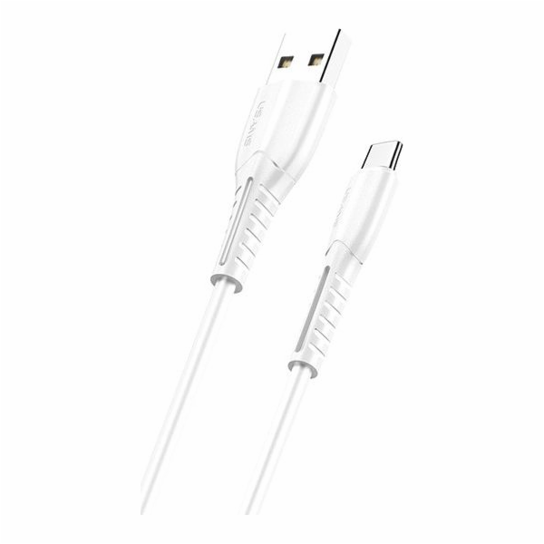 Usams USB-A - microUSB USB kabel 1 m Bílý (63869-uniw)