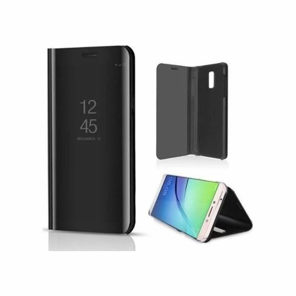 Pouzdro Clear View na Huawei P40 černo/černé
