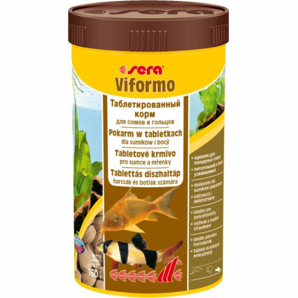 Sera Viformo Nature 250 ml, tableta - krmivo pro sekavce ...