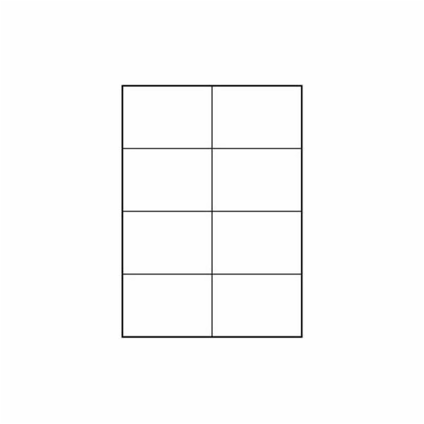 Logo A4 Label, Matte, White, 10 ks.