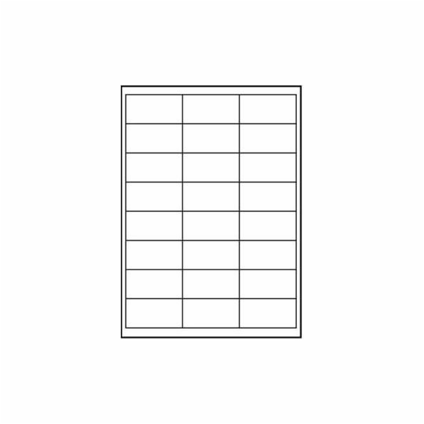 Logo A4 Label, Matte, White, 25 ks.